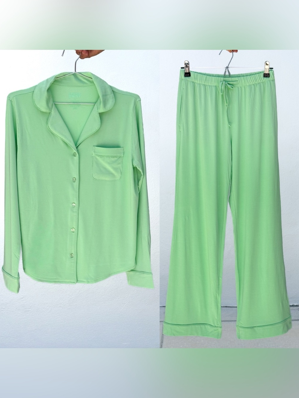 Women’s Lightweight Pajama Set - Mint Green
